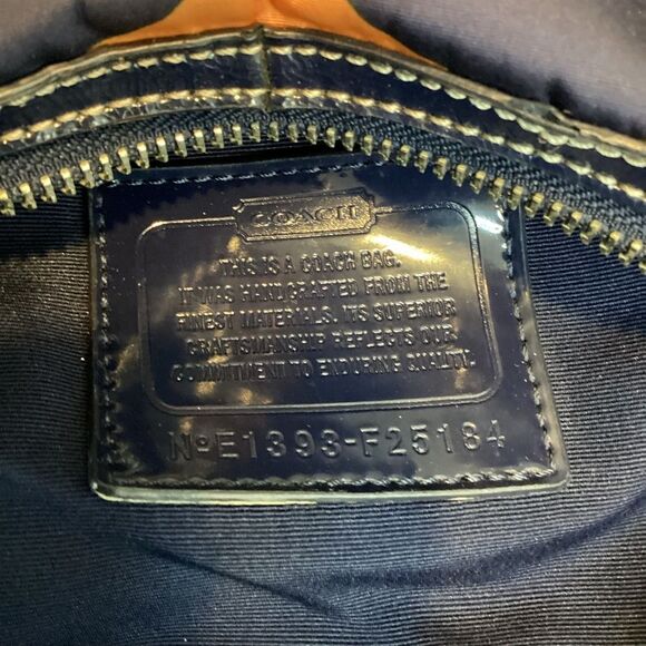 Coach Signature Nylon Linear Stripe Convertible Shoulder Bag - Picture 15 of 16